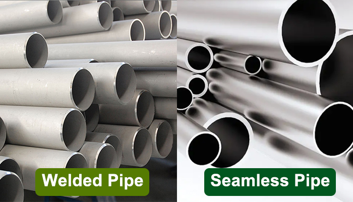 stainless steel welded pipe and seamless pipe