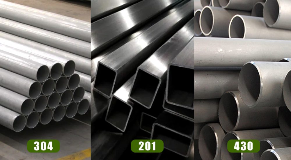 stainless steel 304 vs 201 vs 430